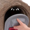 Simplay3 Classic Home Plastic Residential Mailbox & Post Mount Combo