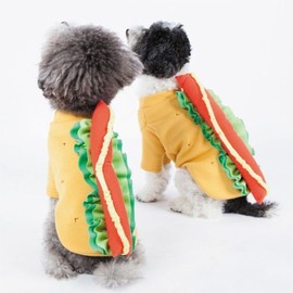 Naomi New York Hot Dog Dog Outfit for Going Out & Walks Dog Outfit L