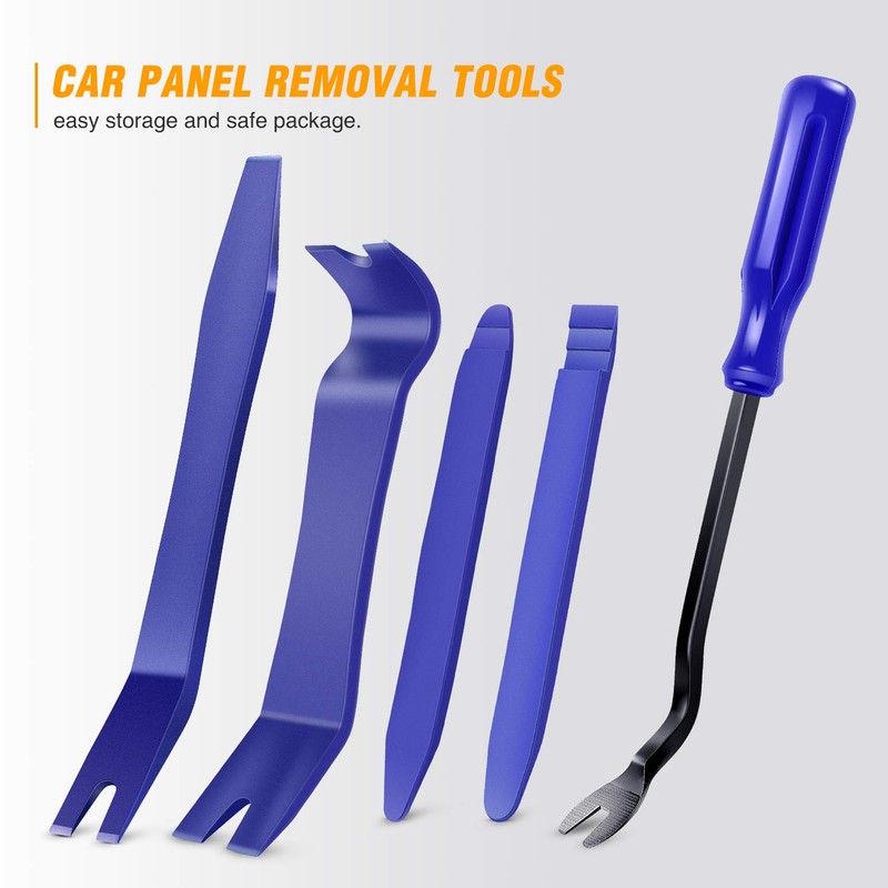 GOOACC 5PCS Auto Trim Removal Tool Kit No-Scratch Pry Tool