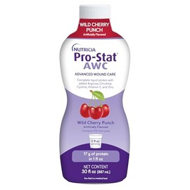Pro-Stat Advanced Wound Care (AWC), Concentrated Liquid Protein Medical Food - Wild Cherry Punch Flavor, 30 Fl Oz bottle
