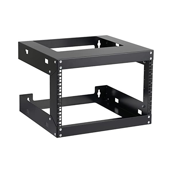 6U Wall Mount Rack Open Frame 19" Server Equipment 18