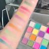 16-Color Bright Eyeshadow Palette – Rainbow Matte & Shimmer Finishes