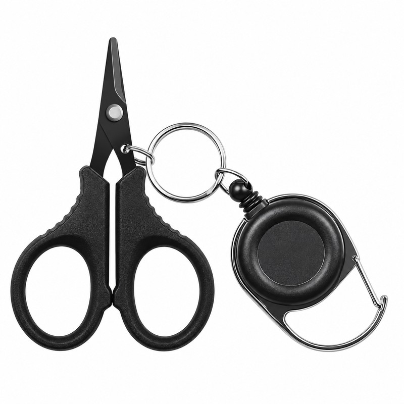 Fishing Line Scissors for Braid & PE Line – Titanium-Coated
