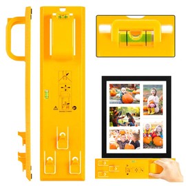 Picture Hanging Tool for Easy Making Position, Built- in 2 Levels, Picture Frame Wall Hangers Kit for Clocks/Mirrors/Galleries/Artworks/Photos