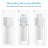 Mipcase Airless Pump Bottle: 3pcs Pump Moisturizer Container Cosmetic Travel