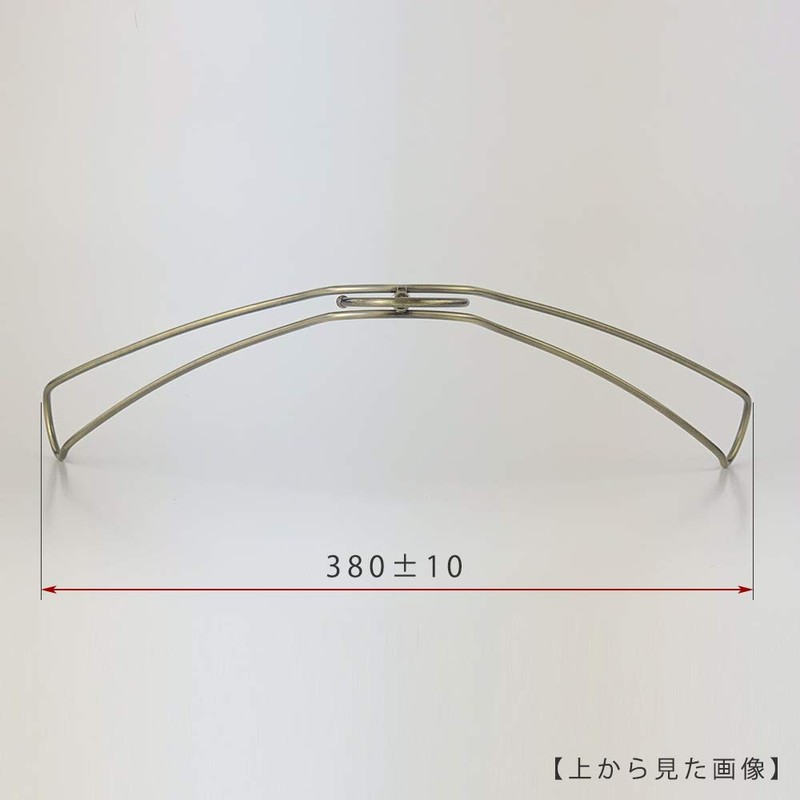 TAYA TSW-1467R-BN-42NK Men's Hanger for Jackets Suit Coat/TSW-1467R-BN-42NK W380mm ±10mm