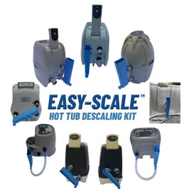 EASY-SCALE (TM) Hot Tub Descaler kit - Fix and prevent E02 errors - For Lay Z Spa Hydrojet 2021 onwards (4-pipe) models; - Hawaii/Maldives/Majorca/Palma/Santorini Hydrojet Pro etc.