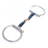 Cavalon D-Ring Sweet Iron Anatomical Snaffle Bit with Copper Lozenge