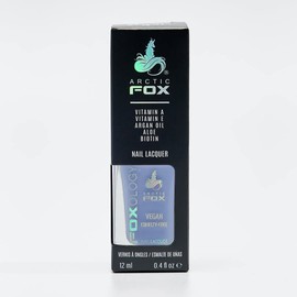 Foxology Vegan Nail Polish, Periwinkle, 15-Free, Quick Dry, Long Lasting, Chip Resistant, Glossy Finish, Plant-Based, Enriched with Vitamin E & Argan Oil, Cruelty-Free, Made in USA, 1 Count, 0.4 fl oz