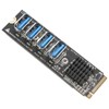 M.2 to PCIe Expansion Card PCIE 4 Ports Strong Anti