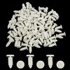 sourcingmap 100 Pcs Plastic Door Fender Push Rivets Fastener 8mm