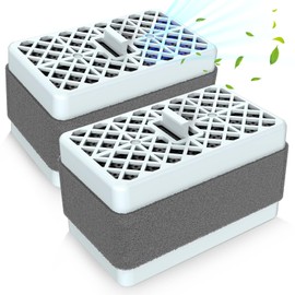 TOTO-Washlet Deodorizer Filter, Deodorizing Cartridge Air Filter Compatible with TOTO C100 C200 K300 S500E S300E S500E S350E-2Pack