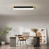 Tioolo Dimmable LED Ceiling Lights Modern Acrylic Linear LED Ceiling