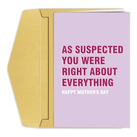 Funny Mothers Day Card from Daughter Son, Cute Mothers Day Card, Happy Mothers day Card for Mom Stepmom