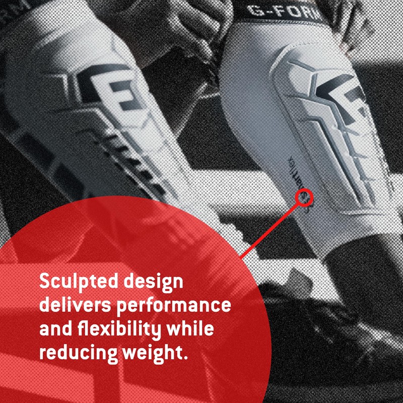 G-form PRO-S VENTO Shin Guards Youth WHT Soccer Legers (yvs4716068)