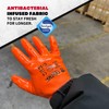 Cestus C-14, 3 Pairs Nitrile Coated Work Gloves for Men,