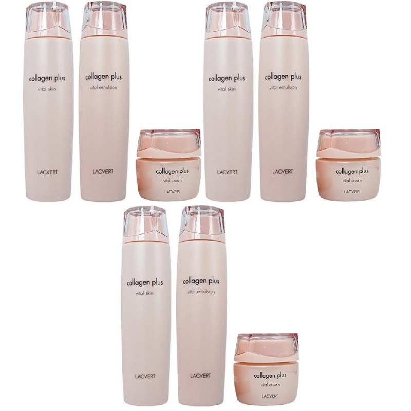 Laquevert Collagen Plus Vital 3 types (skin + emulsion +