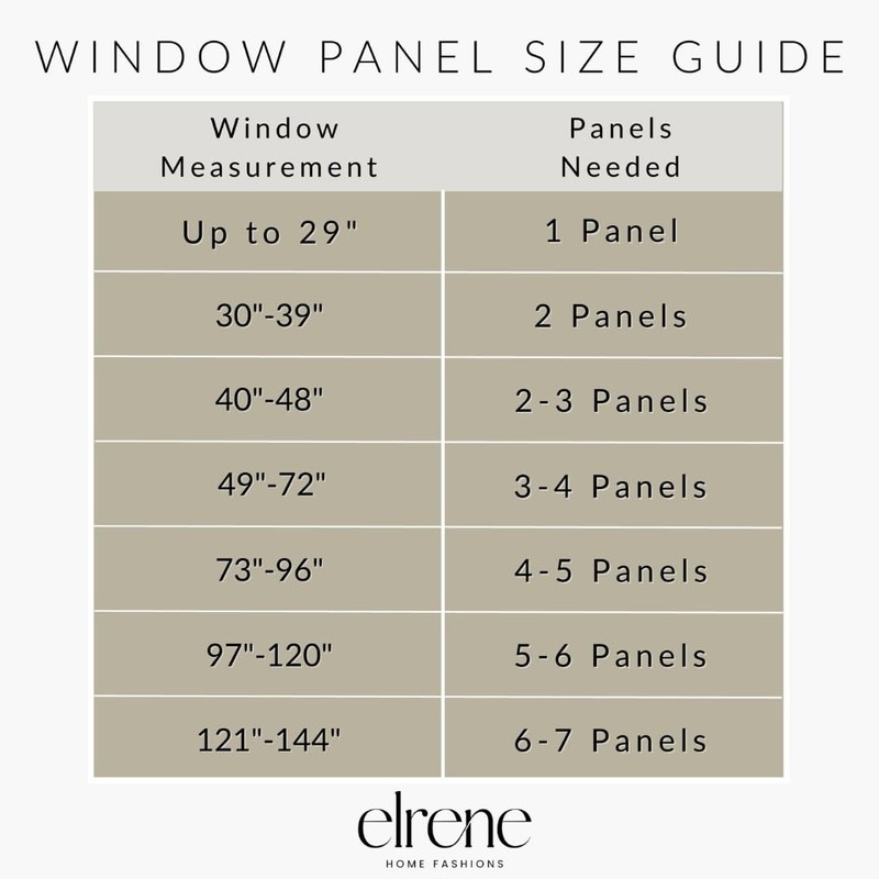 Elrene Home Fashions Navara Medallion Room-Darkening Window Curtain, Single Panel,