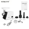 Zuguachi Meat Grinder Electric Commercial Antique Stainless Steel Food Processor
