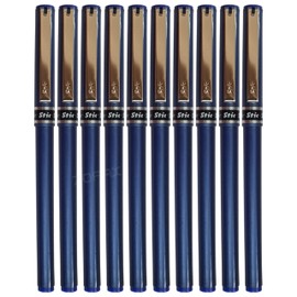 HF830 Fineliner Pens, BLUE, Fine Point (0.5mm), Pack of 10, Ideal for Drawing Sketching Writing Colouring Calligraphy Illustration, iZOFAX Black Ball Pen