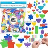 Hanukkah Foam Stickers Peel & Stick Chanuka Foam Shapes (2000-Pack)
