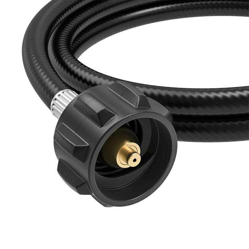 Ebeyexpress 5 FT Propane Adapter Hose 1lb to 20lb Converter