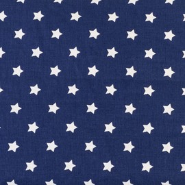Linseed Cushion 19 x 19 cm Stars Blue - Small Grain Cushion as Heat Cushion & Cold Compress