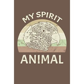 Parrot – My Spirit Animal: Dot Grid Journal Notebook (6x9 inches) with 120 Pages