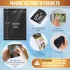15 Pack 2.5 x 3.5 Magnetic Picture Frames for Refrigetator