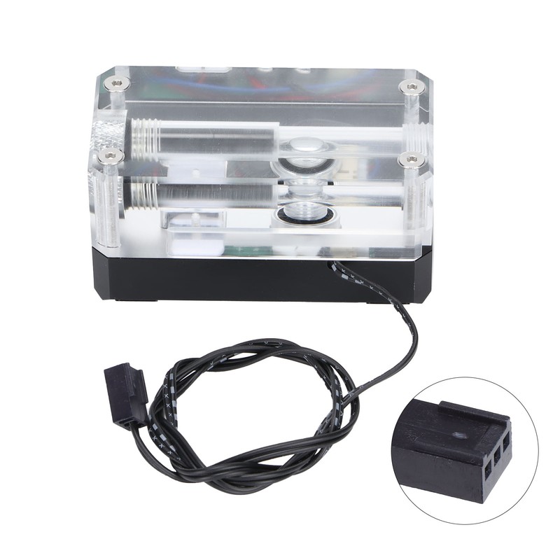 Water Thermometer CPU Temperature Indicator with LED Digital Screen Display