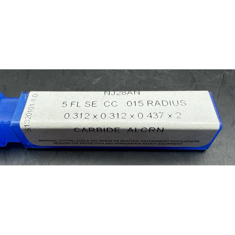 Niagara Cutter 5/16” Carbide CC End Mill - 5 Flute