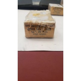 RIDGID NEW IN BOX Ridgid 500B  1/4" - 20 UNC Bolt Dies RH High-Speed LEFT  (FD-BLU)