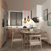Teynewer Teynewer Pendant Light Ceiling Lighting Fitting, E27 Lamp Holder