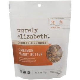 purely elizabeth Granola Peanut Butter Collagen Grain Free, 8 Oz