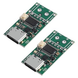 ATNSINC 2PCS Type-C USB-C PD2.0 3.0 PD3.0 to DC Decoy Fast Charge Trigger Polling Detector Module (ZY12PDN Bare Board)
