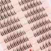 Cat Eye Manga False Eyelashes - Natural, Fluffy, Lashes Cluster