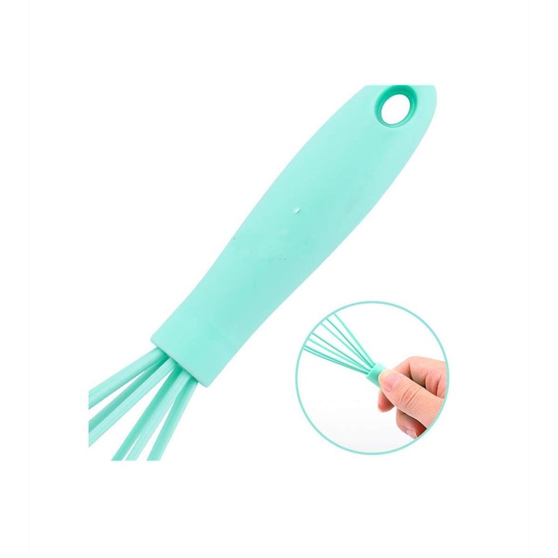LAPXSNZD Silicone Whisk -5 Pcs Colorful Kitchen Mini Silicone Whisks,Whisk