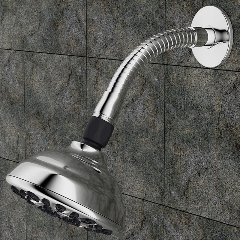 Generic Stainless Steel Shower Extension Arm with Swivel Shower Extension