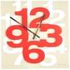 3D Wall Clock Modern Design 1106Quiet Bathroom Clock Wall Clock