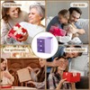 AIMALL 3-Drawer Pen Organizer, Multi-Purpose Purple Storage Box, Plastic Cosmetic