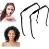 2Pcs Sunglasses Headband,Curly Thick Hair Headband,Makeup Headband for Man &Women,Medium