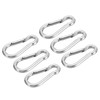 PATIKIL 2.4 Inch Snap Hooks, 6pcs Stainless Steel Spring Snap