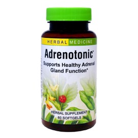 Herbs, Etc. Adrenotonic - Herbal Supplement for Adrenal Gland Health Support - Energy Support Supplement for Men & Women - 60 Softgels (60 Servings)