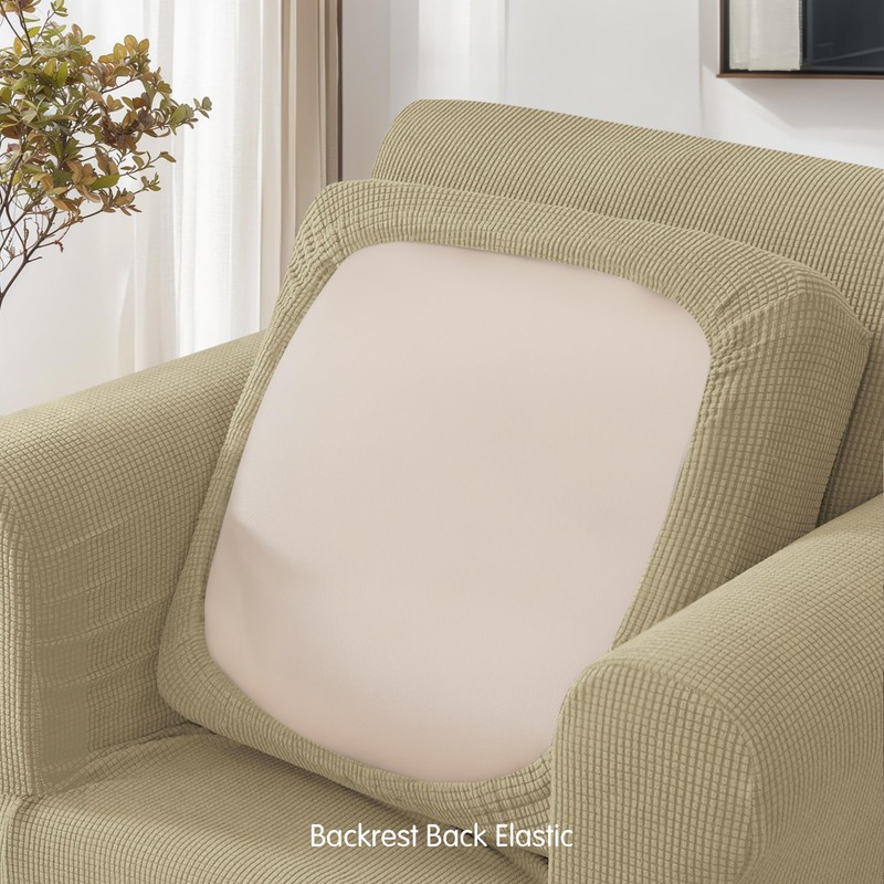 SUBRTEX 3 Pieces Stretch Sofa Slipcover Sets Couch Cover Sets
