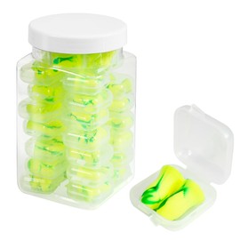 Calmi Foam Ear Plugs for Sleeping Noise Reduction 32 Pairs with Individual Cases, 33dB NRR Ear Plugs for Concerts Eargasm Earplugs forSleeping, Snoring, Travel, Work, Concerts, Studying