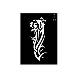 Pochoir pour le Corps format 3'' X 4'' #310 Lion