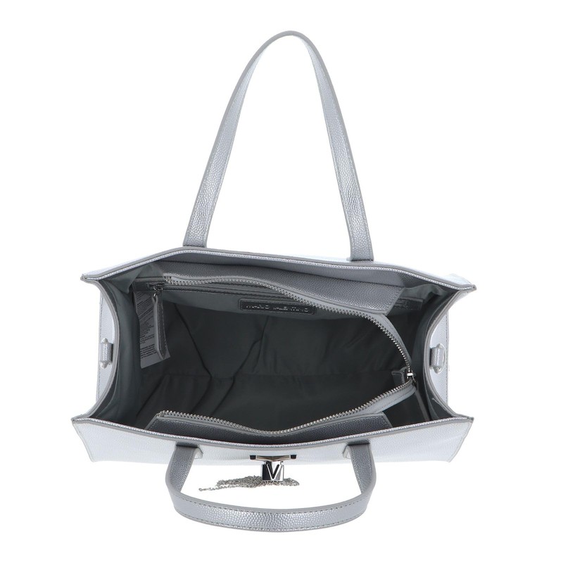 Valentino Divina Argento Shopping Bag, argento