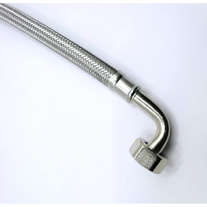 Flexi Tap Connector 15mm x 1/2" BSP Bent Easy Connect
