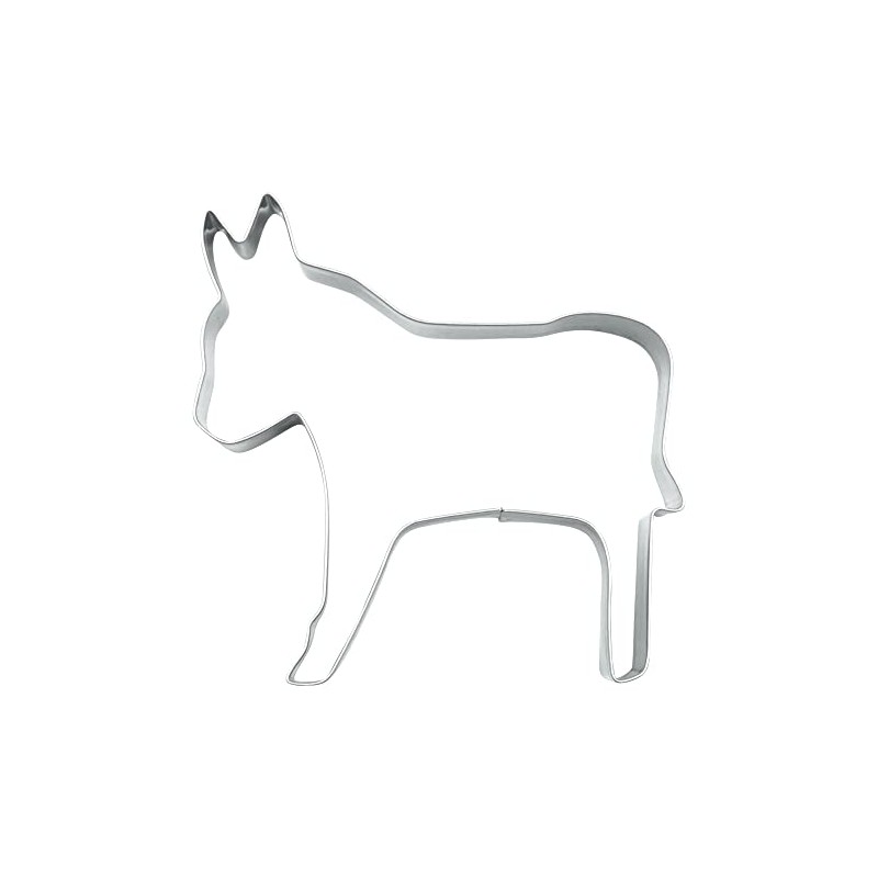 BekkiB 880703 Donkey Cookie Cutter Approx. 8 cm x 7.8