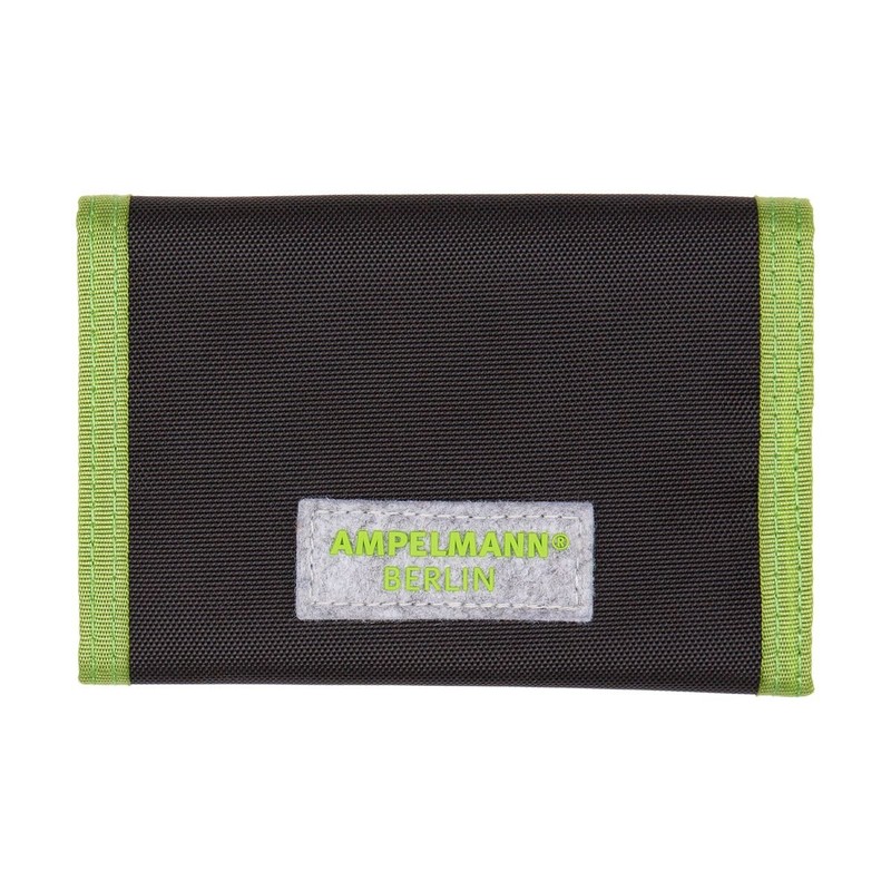 AMPELMANN Goldesel Neck Pouch Black/Green 25 x 12 x 10